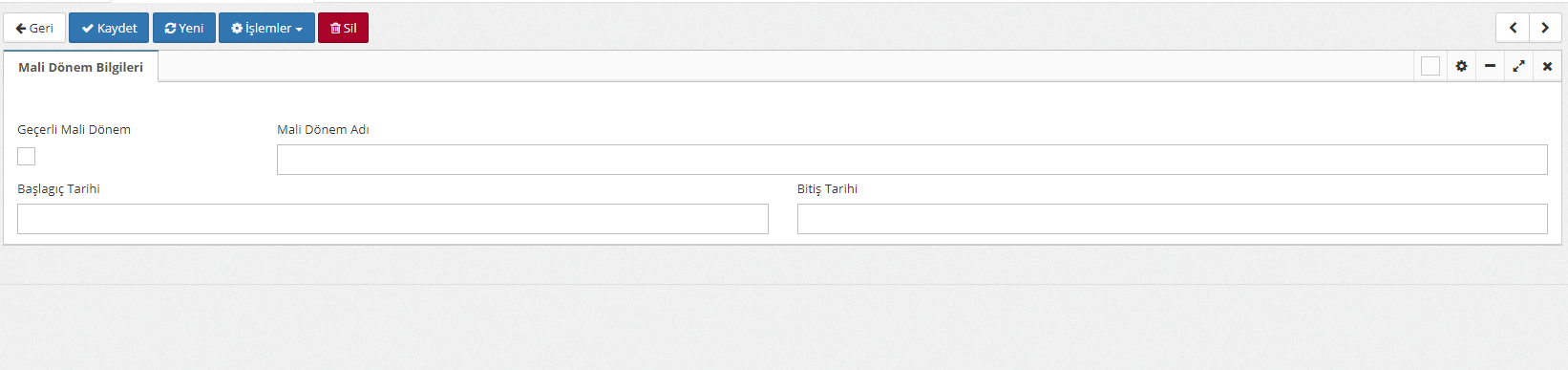 Muhasebe – Mali Dönem Tanımları Nasıl Yapılır?